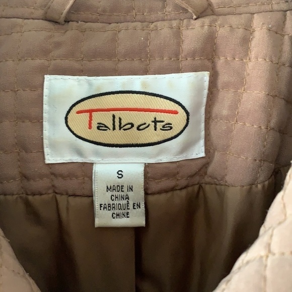 Talbots Quilted Coat S - Picture 4 of 10